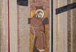 (San Giovanni Rotondo. San Pio nel confessionale).