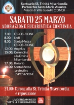 GIORNATA EUCARISTICA STRAORDINARIA - Sabato 25 marzo 2023